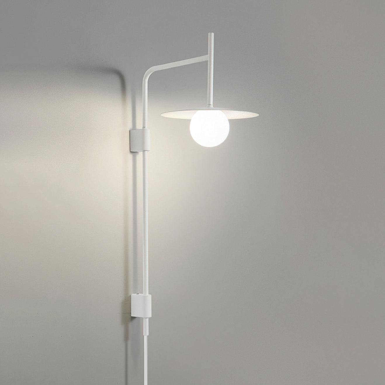 Gea Swing Arm Wall Lamp | Metal & Glass | Set of 2