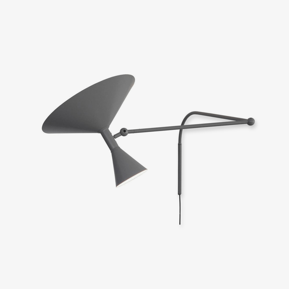 Marseille Wall Light | Adjustable Arm | Grey, Black, White