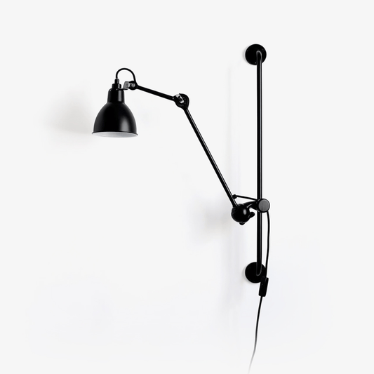 Wall Light | Matte Black Metal | Adjustable Arm