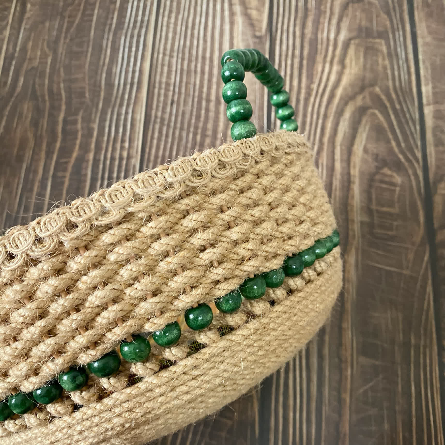 Sunflower Handmade Tabletop Storage Basket
