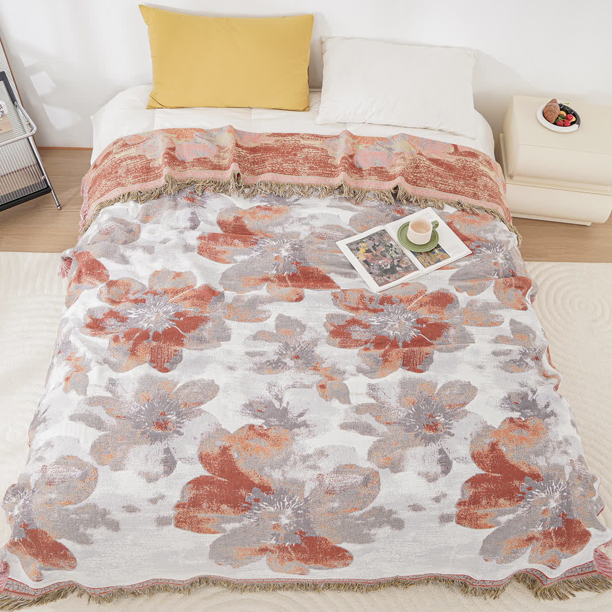Cotton Gauze Quilt | Reversible & Breathable | Floral Pattern