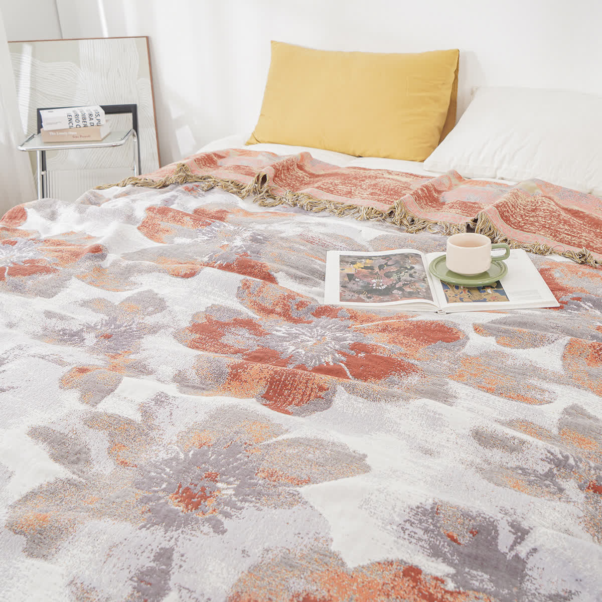 Cotton Gauze Quilt | Reversible & Breathable | Floral Pattern