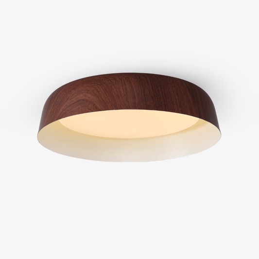 Arcwood Ceiling Light | Wood Grain Finish | Black, White, Walnut