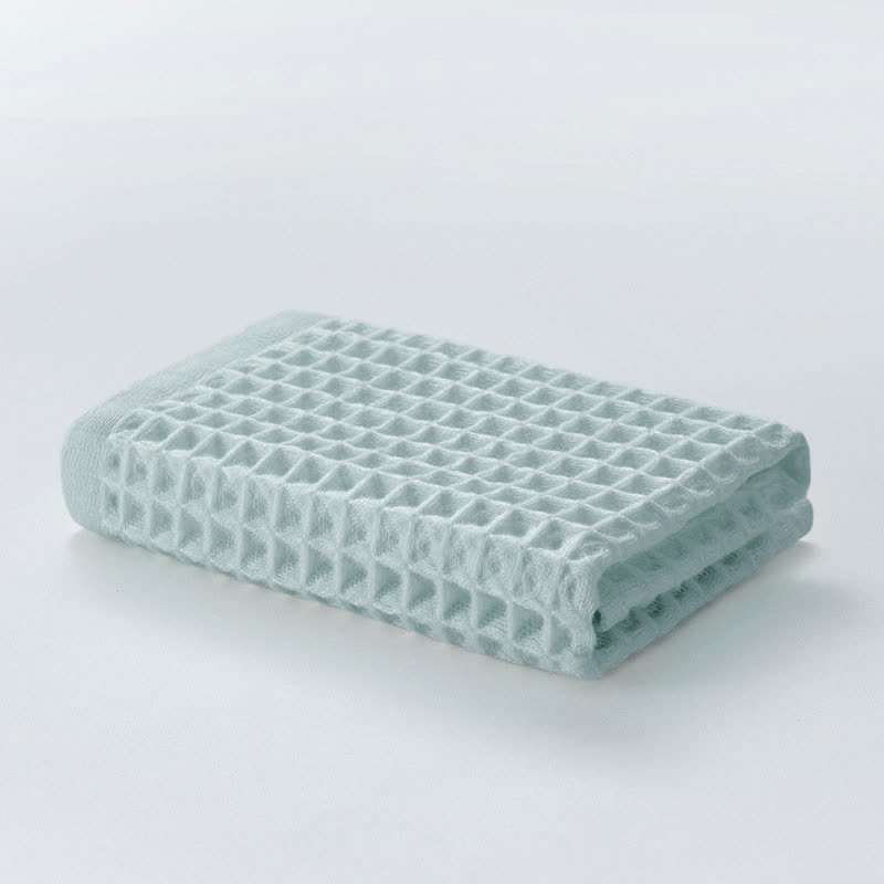 Cotton Waffle Weave Towels | Eco-Friendly & Super Absorbent | Set of 6