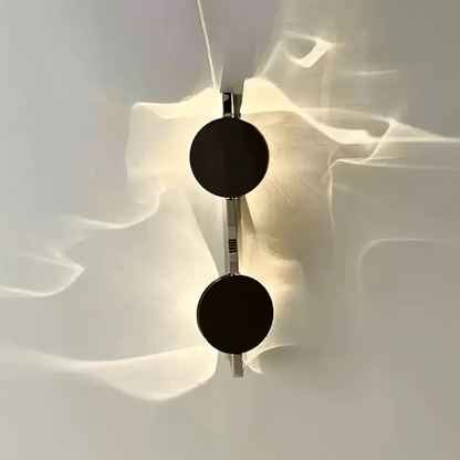 Wall Lamp | Stainless Steel & Aluminum | Set of 2, Black