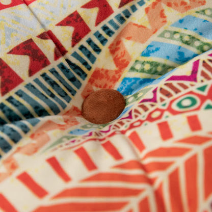 Morocco Style Floor Pillow | Cotton & Polypropylene Filling | 15" x 15" & 17" x 17"