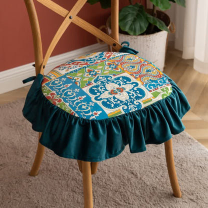 Morocco Style Floor Pillow | Cotton & Polypropylene Filling | 15" x 15" & 17" x 17"