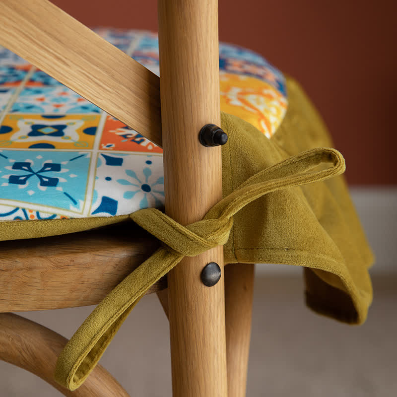 Morocco Style Floor Pillow | Cotton & Polypropylene Filling | 15" x 15" & 17" x 17"
