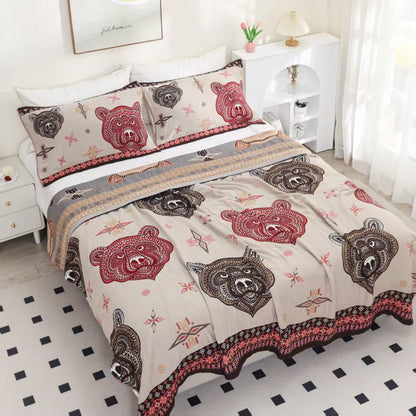 Vintage Cotton Gauze Quilt | Eco-Friendly 100% Cotton | Full/Queen Size Options