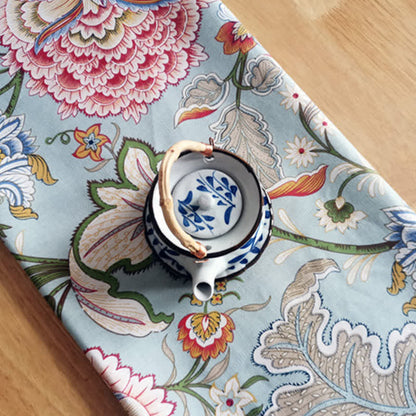 Boho Floral Tablecloth | Vibrant Design | Multiple Sizes