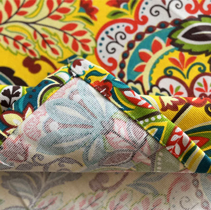 Boho Floral Tablecloth | Vibrant Design | Multiple Sizes
