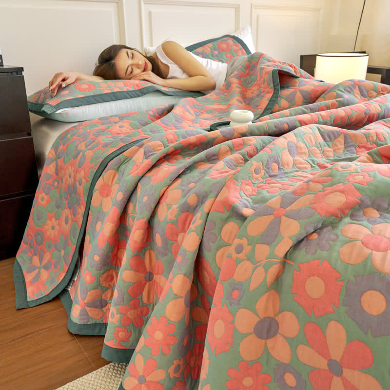 Cotton Gauze Blanket | Soft & Lightweight | 59"x79"