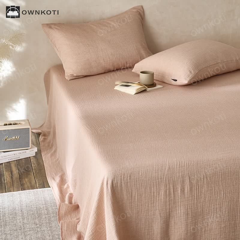 Cotton Gauze Coverlet | Double Layered | Multiple Sizes & Colors