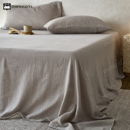 Cotton Gauze Coverlet | Double Layered | Multiple Sizes & Colors
