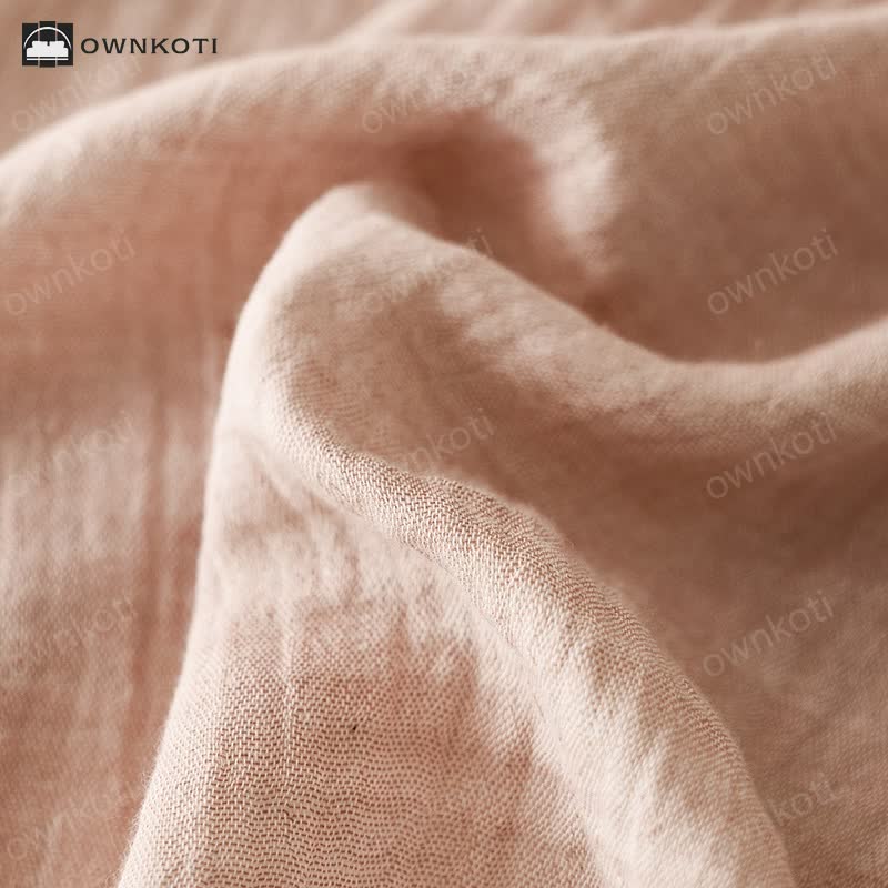 Cotton Gauze Coverlet | Double Layered | Multiple Sizes & Colors