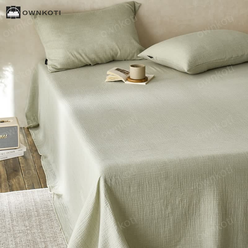 Cotton Gauze Coverlet | Double Layered | Multiple Sizes & Colors