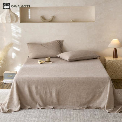 Cotton Gauze Coverlet | Double Layered | Multiple Sizes & Colors