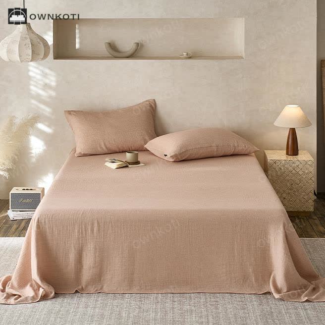 Cotton Gauze Coverlet | Double Layered | Multiple Sizes & Colors