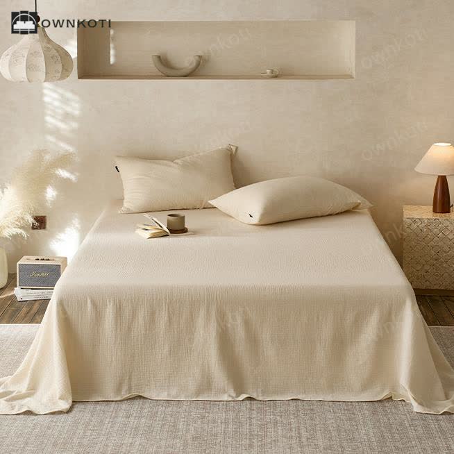 Cotton Gauze Coverlet | Double Layered | Multiple Sizes & Colors