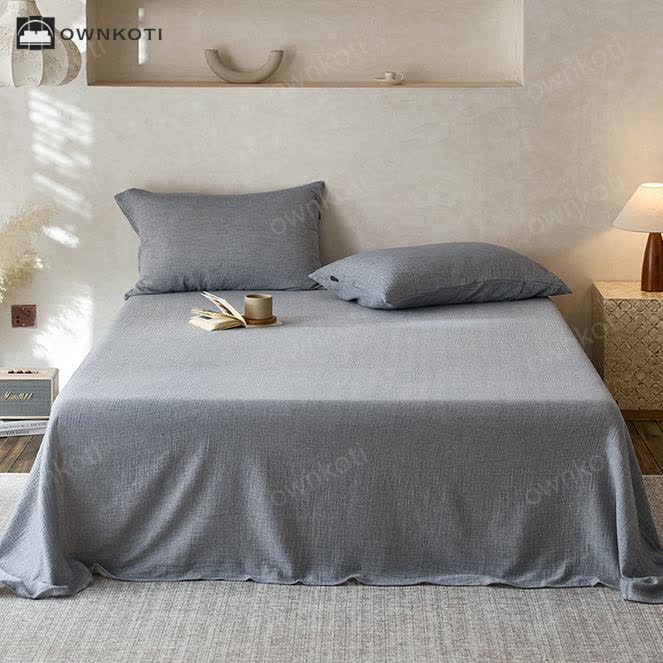 Cotton Gauze Coverlet | Double Layered | Multiple Sizes & Colors