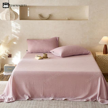 Cotton Gauze Coverlet | Double Layered | Multiple Sizes & Colors
