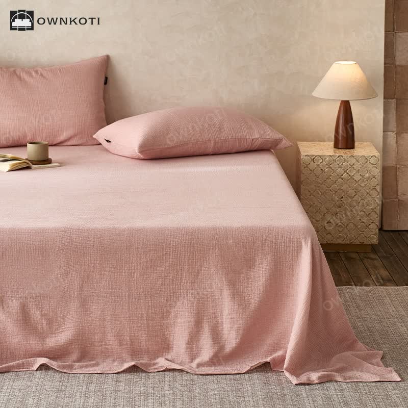 Cotton Gauze Coverlet | Double Layered | Multiple Sizes & Colors