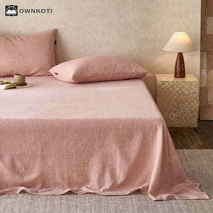 Cotton Gauze Coverlet | Double Layered | Multiple Sizes & Colors