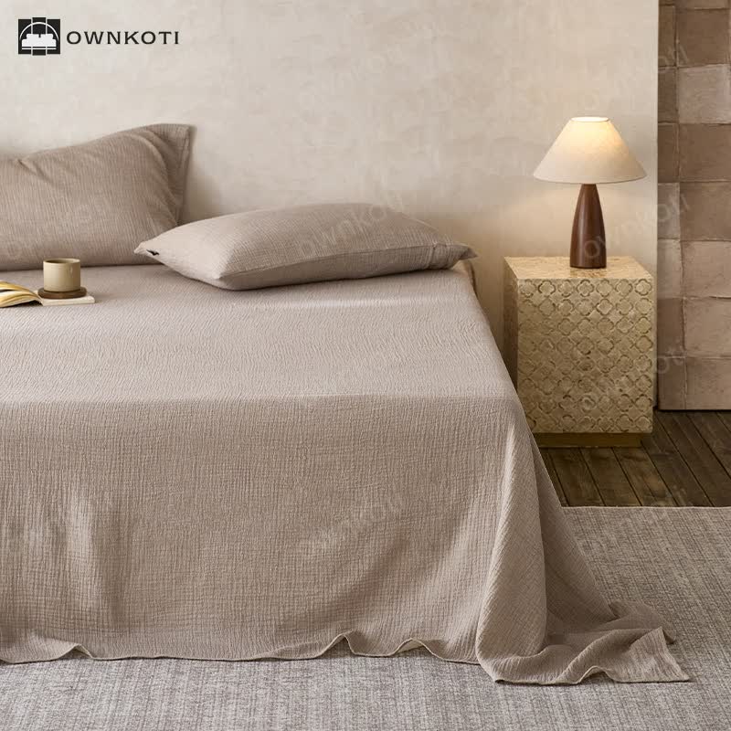 Cotton Gauze Coverlet | Double Layered | Multiple Sizes & Colors