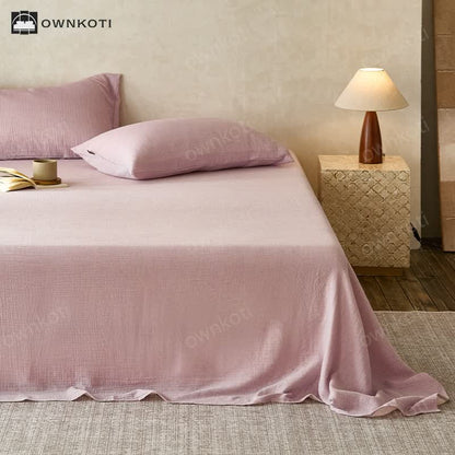 Cotton Gauze Coverlet | Double Layered | Multiple Sizes & Colors