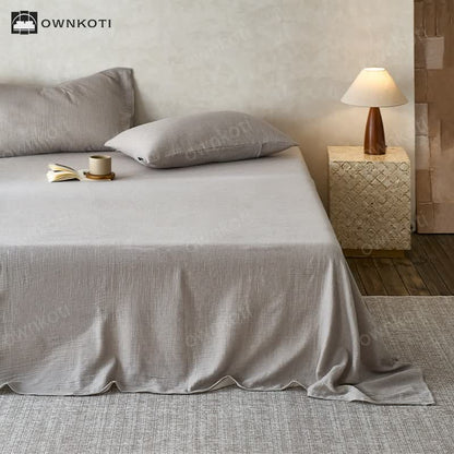 Cotton Gauze Coverlet | Double Layered | Multiple Sizes & Colors