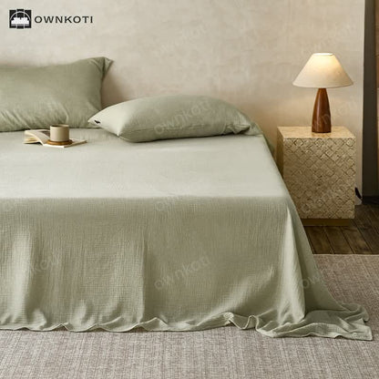 Cotton Gauze Coverlet | Double Layered | Multiple Sizes & Colors