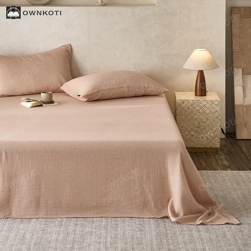 Cotton Gauze Coverlet | Double Layered | Multiple Sizes & Colors