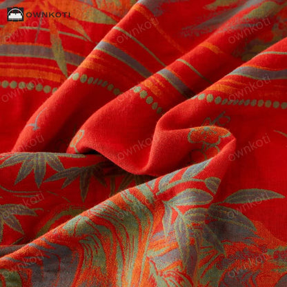 Vintage Double Layer Cotton Coverlet | Eco-Friendly | Twin, Full, Queen, King Sizes