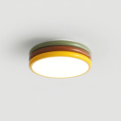 Color Stack Ceiling Lamp | Acrylic & Metal | White, Green, Red, Yellow