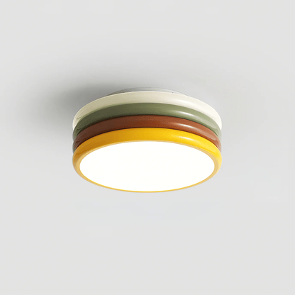 Color Stack Ceiling Lamp | Acrylic & Metal | White, Green, Red, Yellow