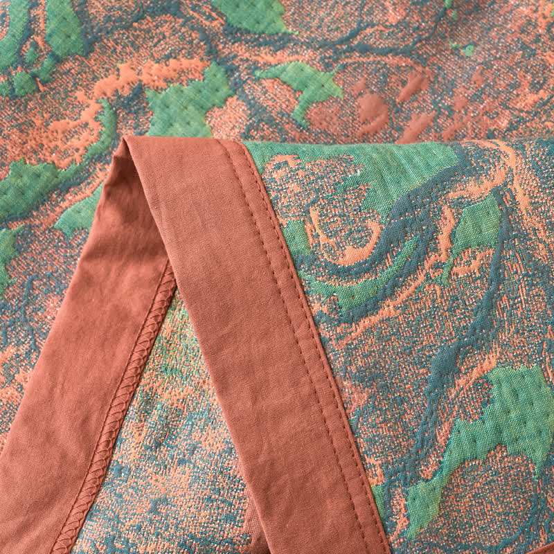 Cotton Gauze Quilt | Forest-Themed Patterns | Full, Queen, King Sizes