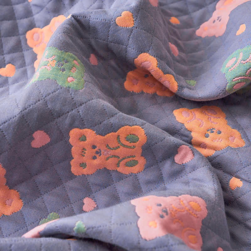 Cotton Gauze Reversible Quilt | Eco-Friendly Softness | Available in Full, Queen, King Sizes