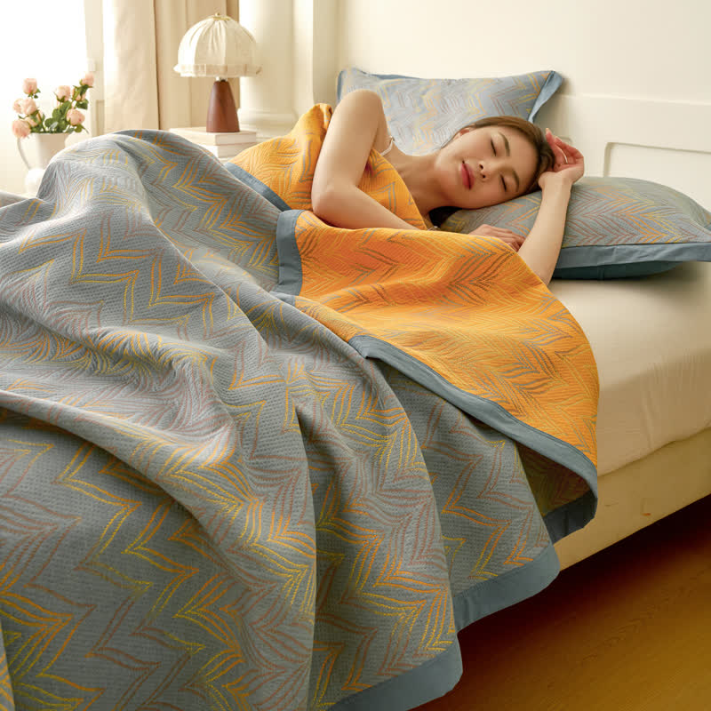 Cotton Jacquard Quilt | Lightweight & Breathable | Available in Full, Queen, King Sizes