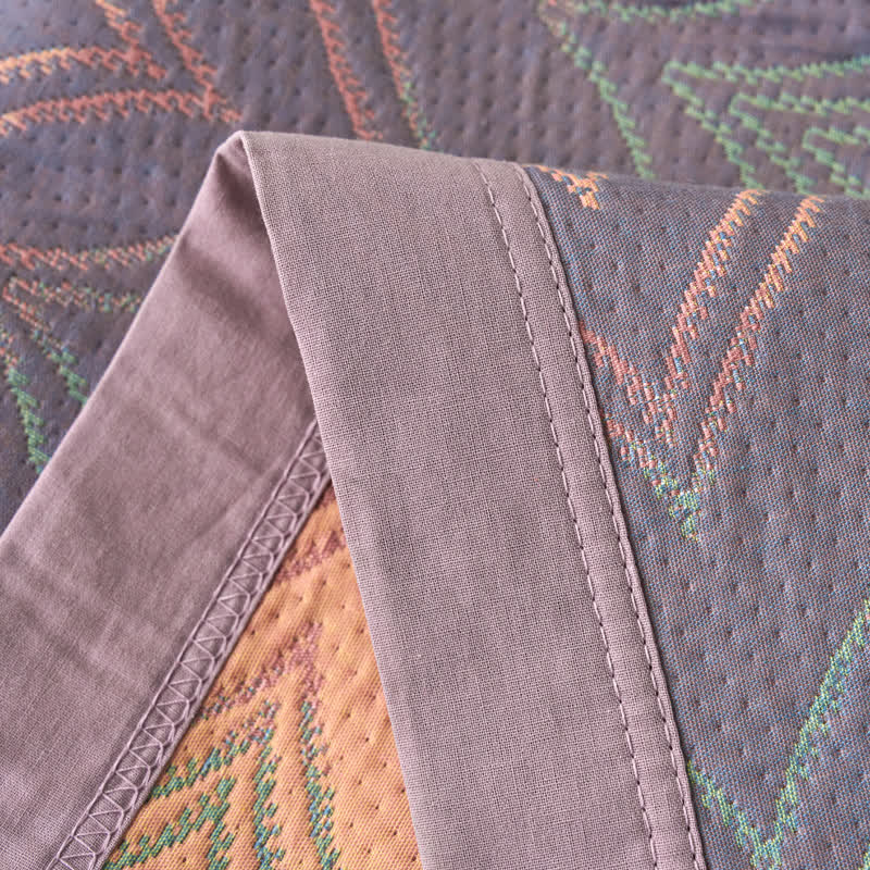 Cotton Gauze Jacquard Blanket | Lightweight & Breathable | Multiple Sizes Available