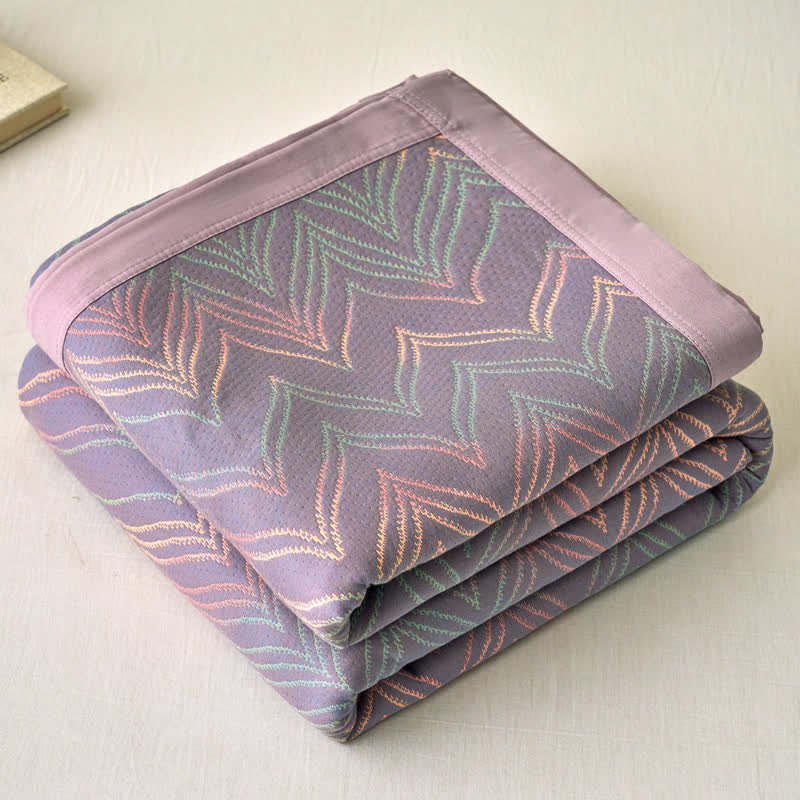 Cotton Jacquard Quilt | Lightweight & Breathable | Available in Full, Queen, King Sizes