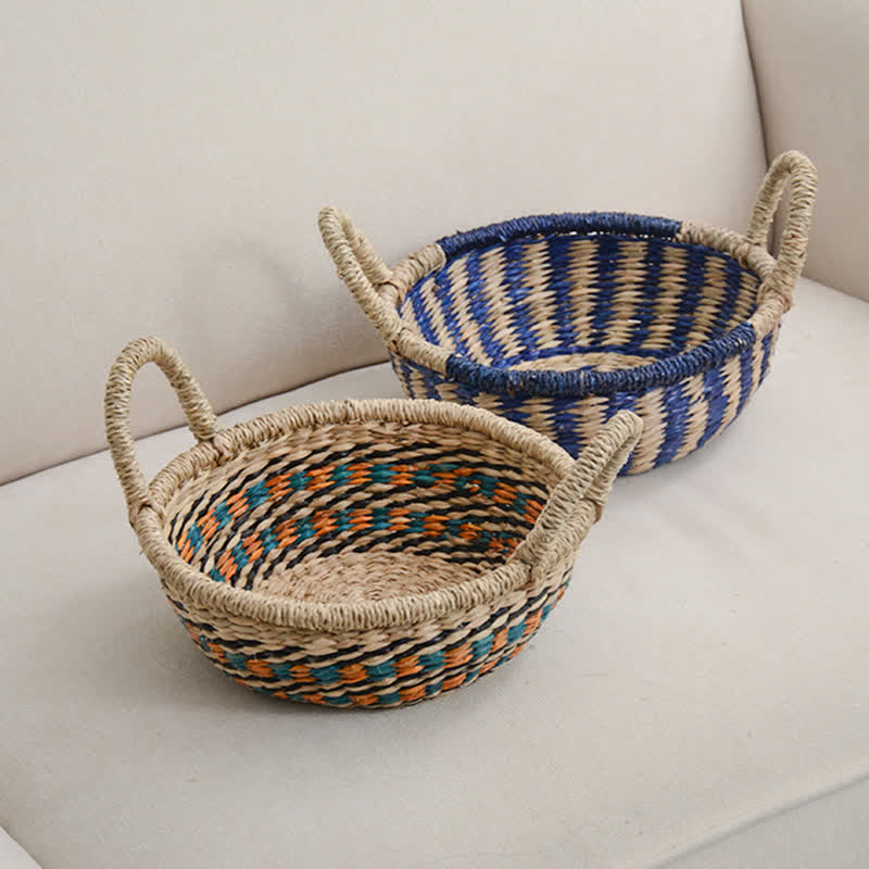 Natural Seagrass Woven Storage Basket