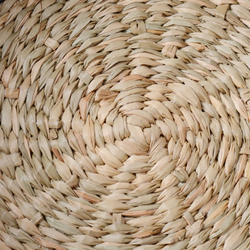 Natural Seagrass Storage Basket | Hand-Woven | 10.24" x 10.24" x 5.31"