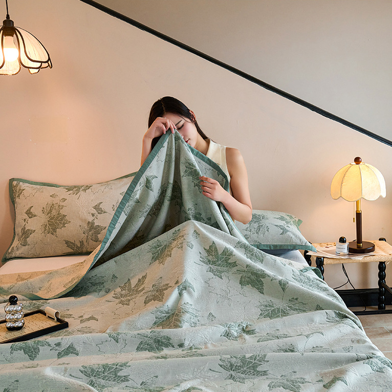 Cotton Gauze Quilt Set | Eco-Friendly Long-Staple Cotton | Full/Queen/King Sizes