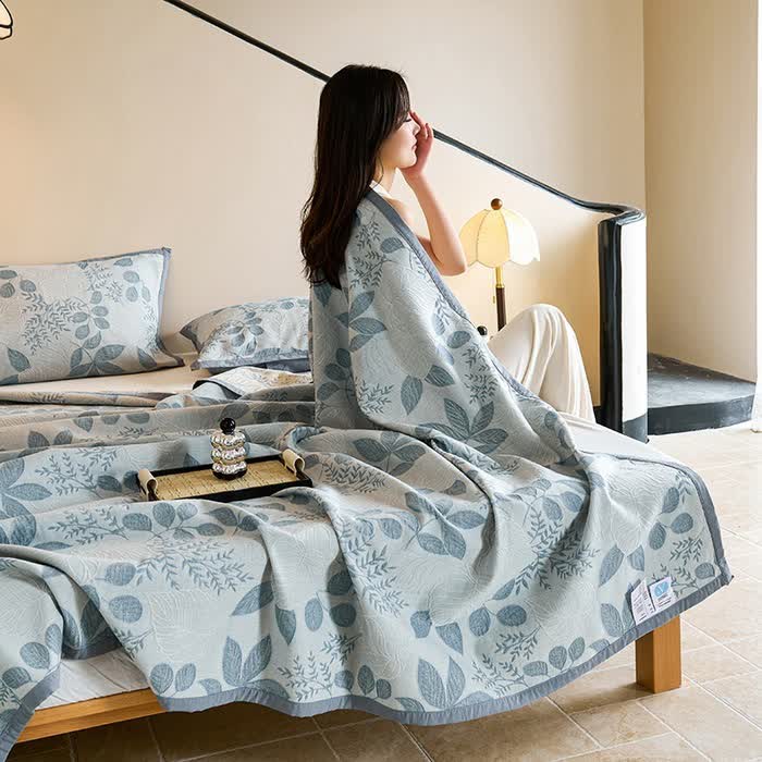 Pure Cotton Quilt | Lightweight & Soft | Available in Full, Queen, King Sizes