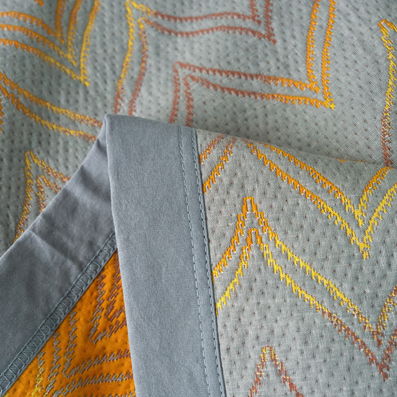 Cotton Gauze Jacquard Blanket | Lightweight & Breathable | Multiple Sizes Available