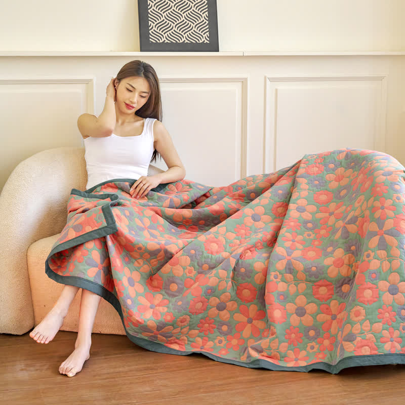 Cotton Gauze Blanket | Soft & Lightweight | 59"x79"