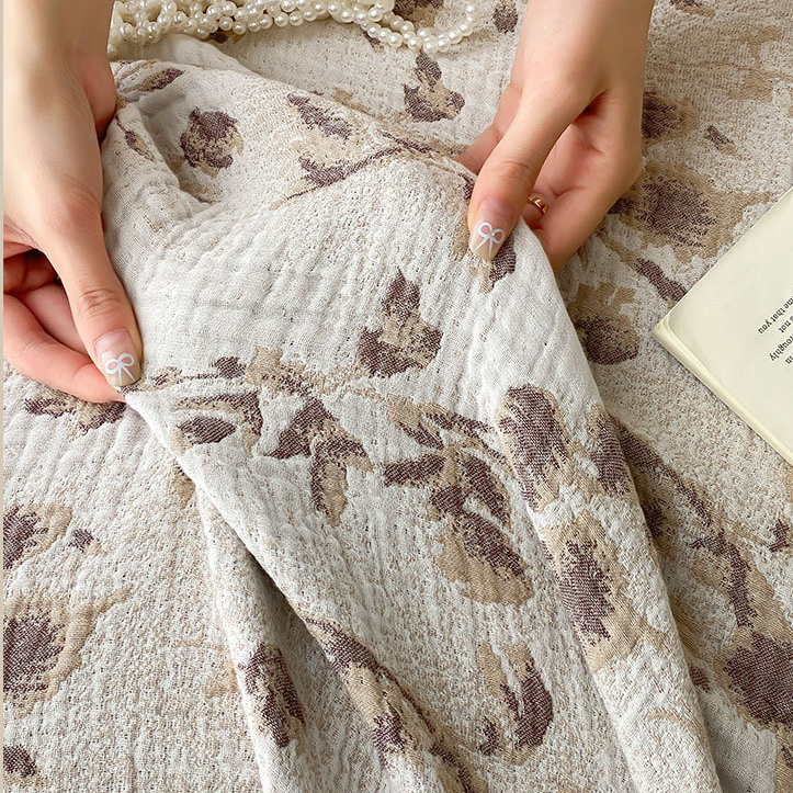 Floral Reversible Quilt | 100% Cotton Gauze | Full/Queen Size