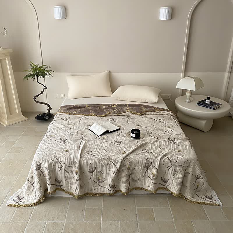 Cotton Gauze Quilt | Lightweight & Breathable | Full/Queen Size