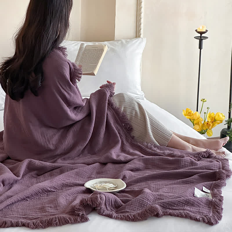 Cotton Gauze Blanket | Lightweight & Breathable | Multiple Sizes Available