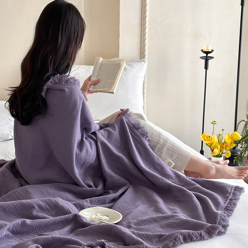 Cotton Gauze Blanket | Lightweight & Breathable | Multiple Sizes Available